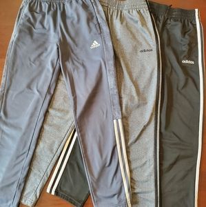 Adidas boys joggers M (10/12), 3 pair
